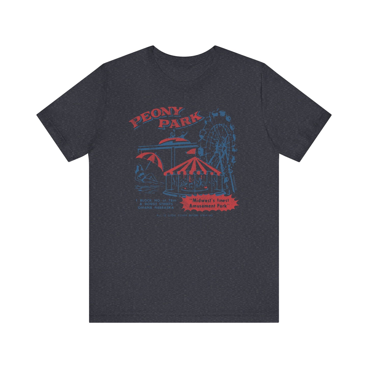 PEONY PARK (matchbook cover) Short Sleeve Tee