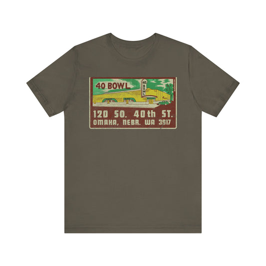 40 BOWL (MATCHBOOK) Short Sleeve Tee