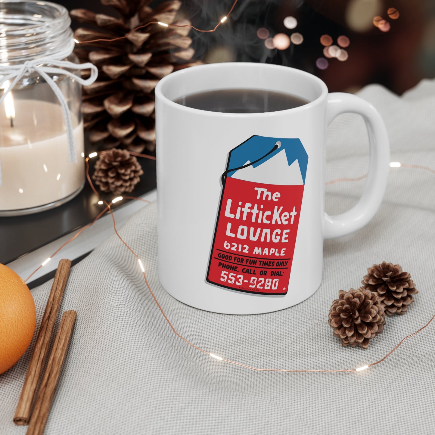 THE LIFTTICKET LOUNGE Mug 11oz
