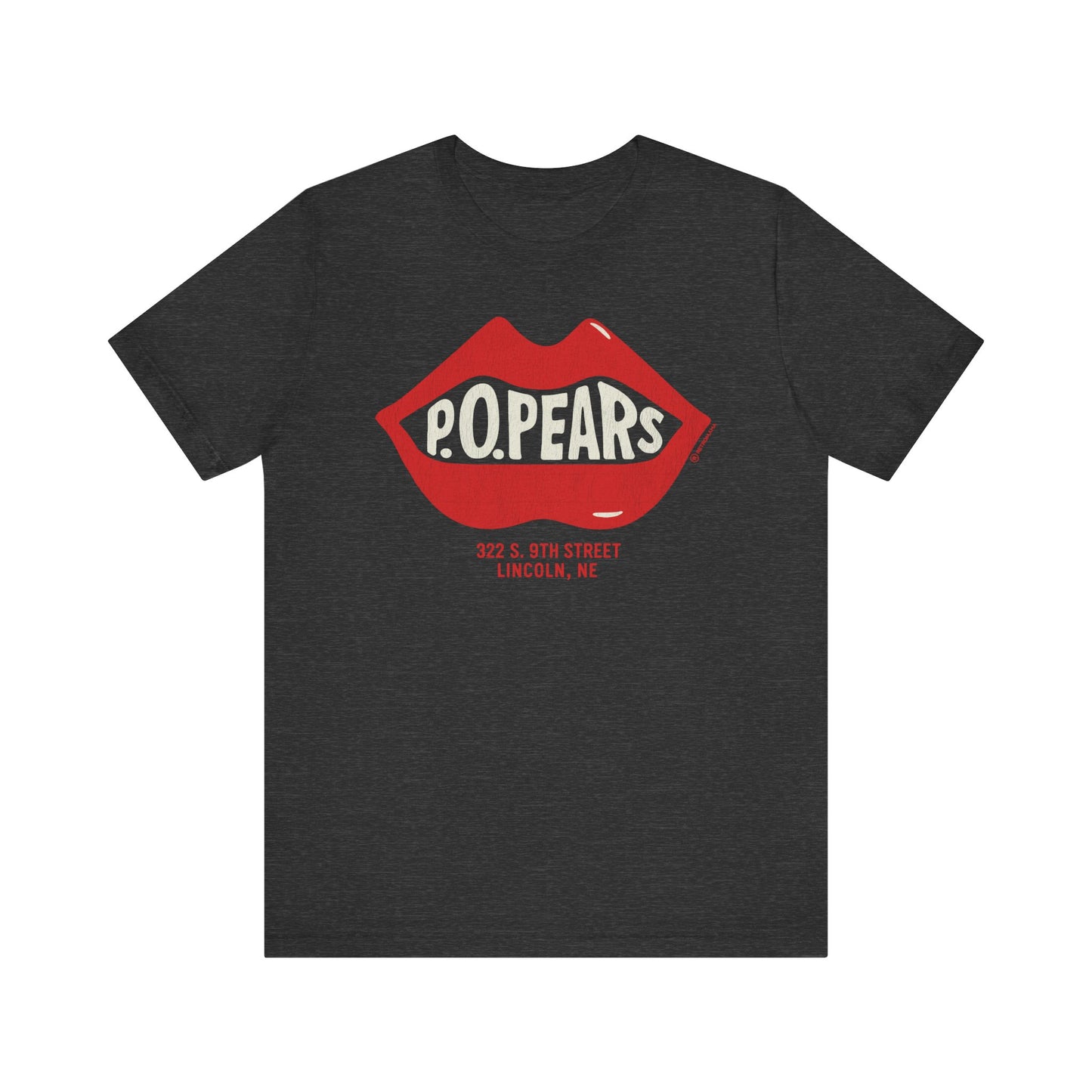 P.O. PEARS LIPS / ORDER WINDOW (LINCOLN) - Unisex Jersey Short Sleeve Tee