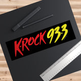 K-ROCK 93.3 FM Bumper Sticker