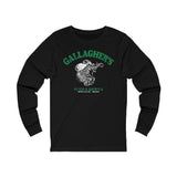 GALLAGHER'S FOOD & SPIRITS Unisex Jersey Long Sleeve Tee