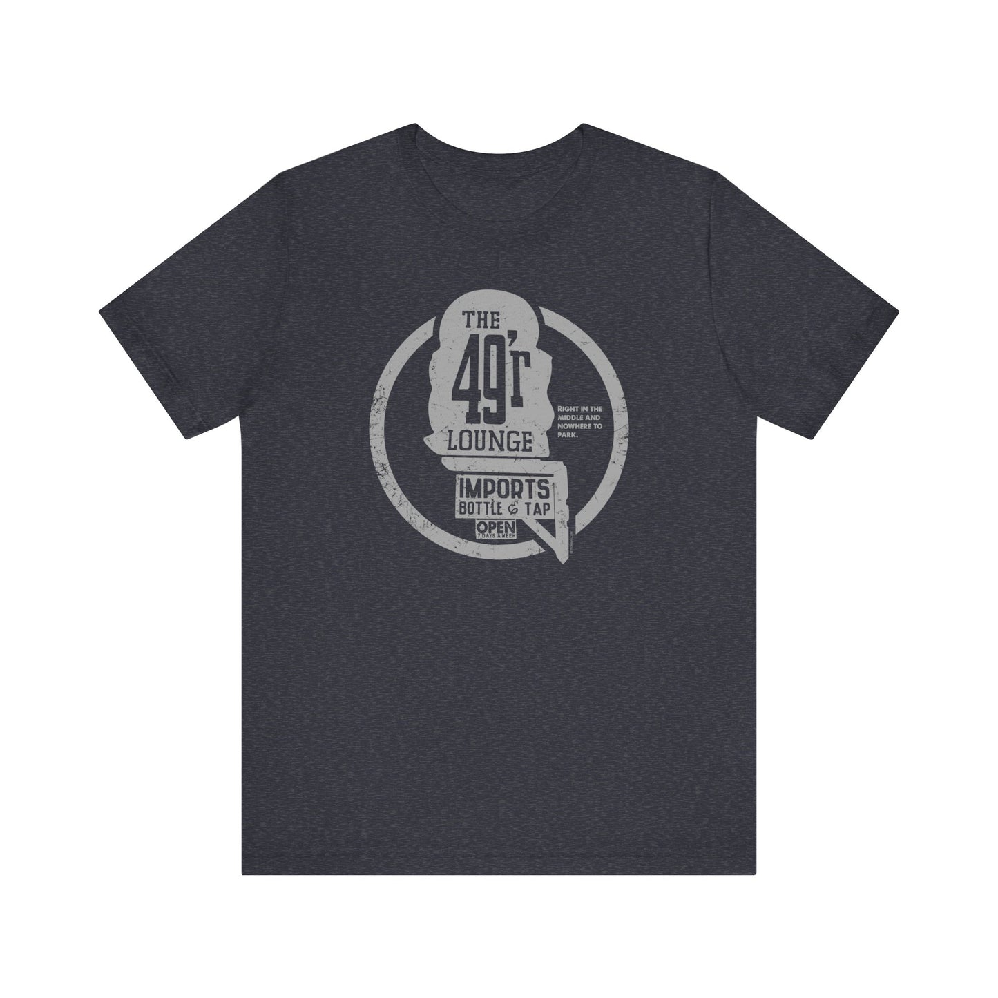 49'r LOUNGE (SIGN) Unisex Jersey Short Sleeve Tee