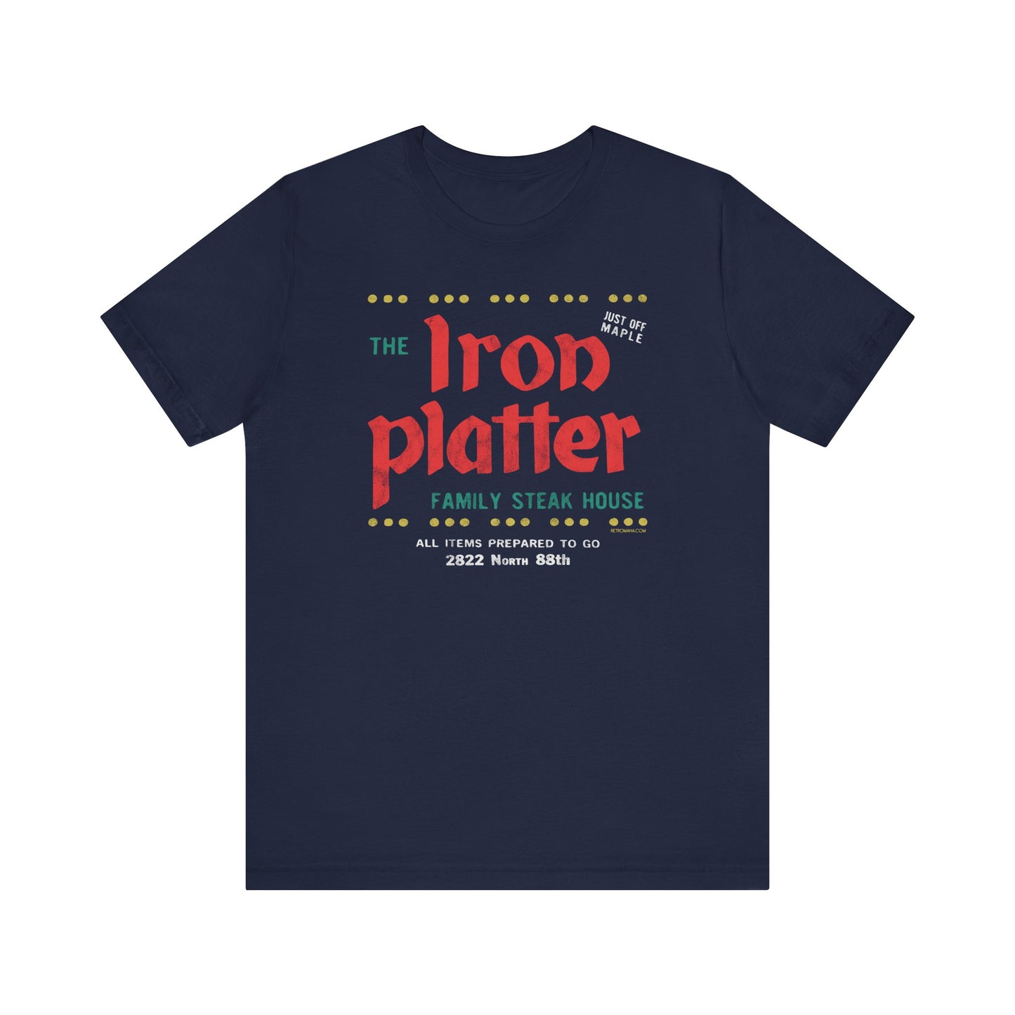 IRON PLATTER FAMILY STEAK HOUSE Short Sleeve Tee