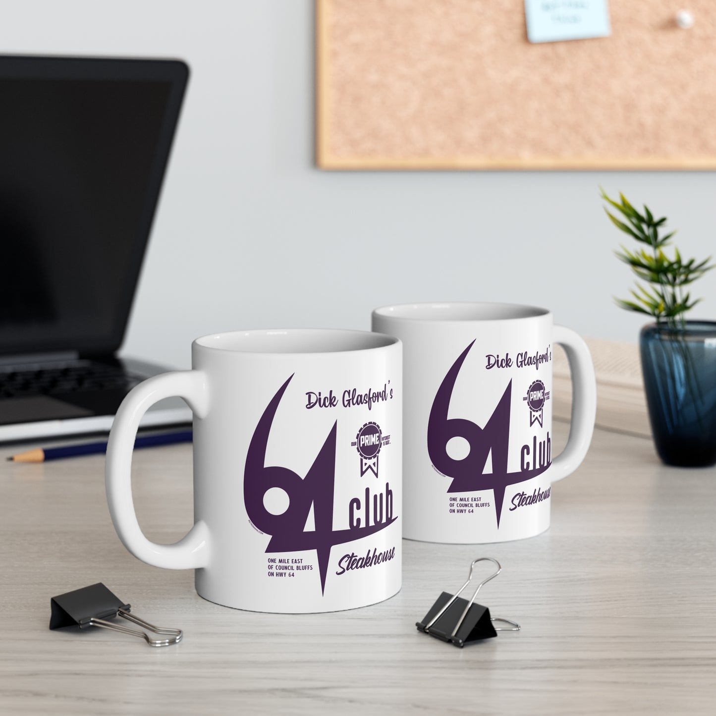 DICK GLASFORD'S CLUB 64 STEAKHOUSE (CB) Mug 11oz