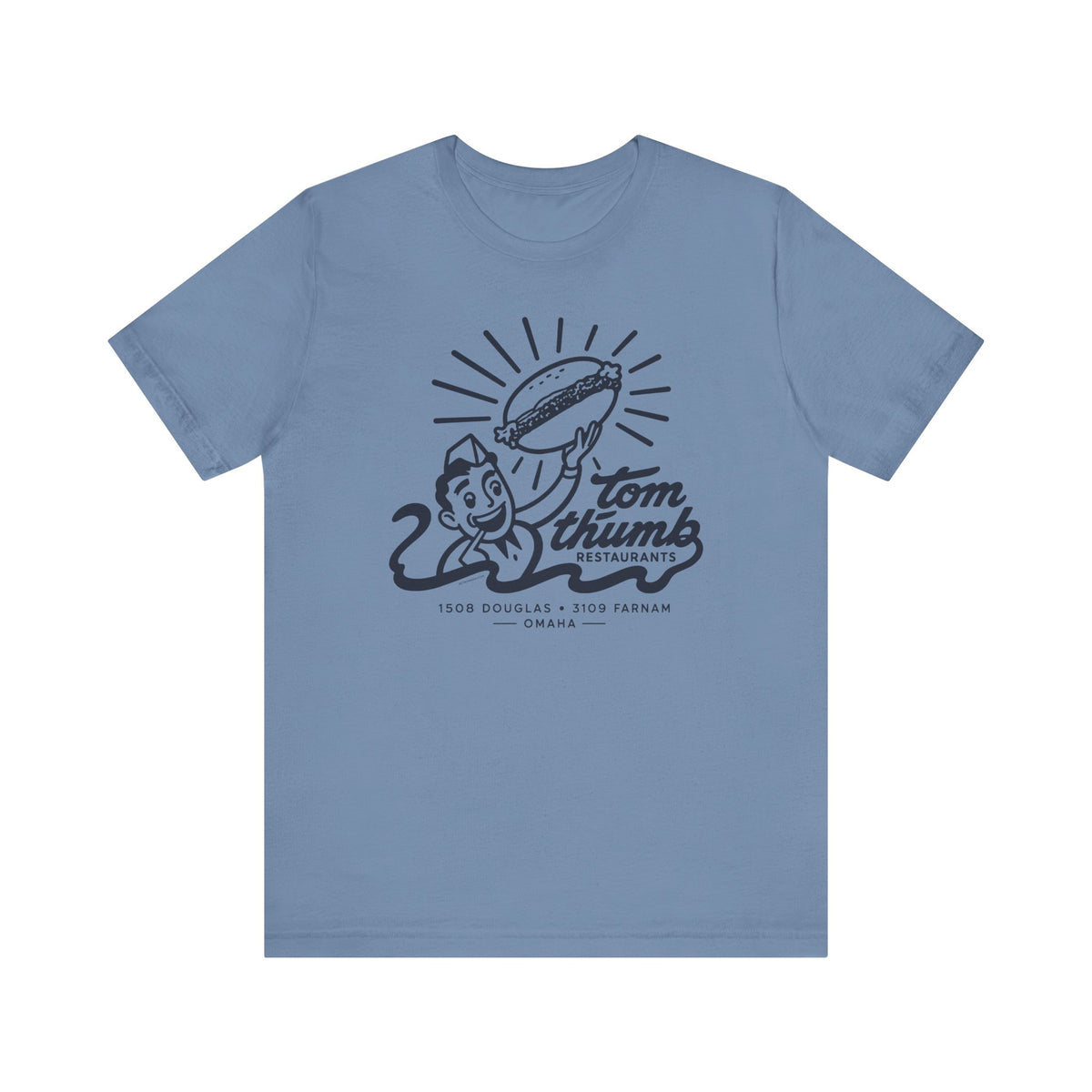 TOM THUMB RESTAURANTS Unisex Jersey Short Sleeve Tee
