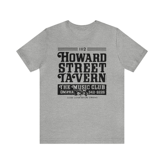 HOWARD STREET TAVERN (matchbook) Short Sleeve Tee
