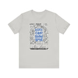 BIRD CAGE SINGING LOUNGE (NEWSPAPER AD) Short Sleeve Tee