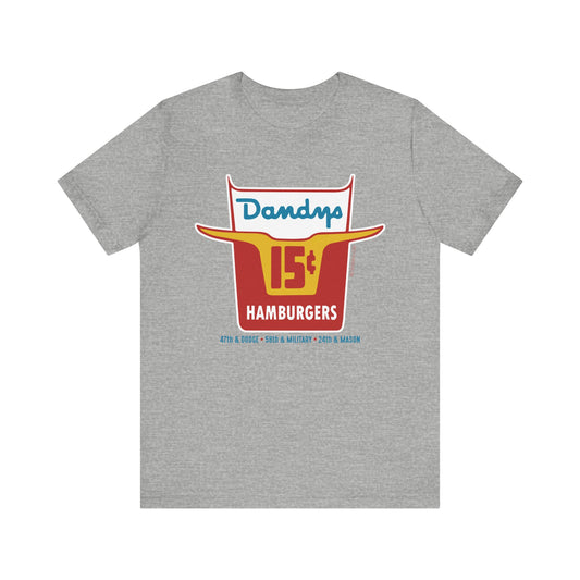 DANDY'S HAMBURGERS Short Sleeve Tee