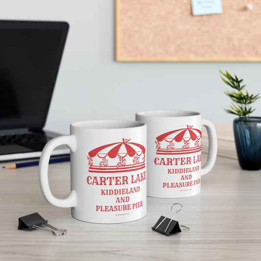 CARTER LAKE KIDDIELAND AND PLEASURE PIER Mug 11oz