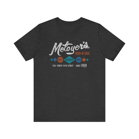 METOYER'S BAR•B•QUE Short Sleeve Tee