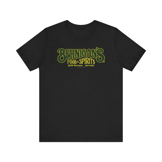 BERNIGAN'S FOOD & SPIRITS Short Sleeve Tee