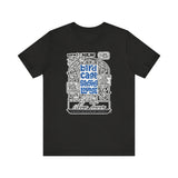 BIRD CAGE SINGING LOUNGE (NEWSPAPER AD) Short Sleeve Tee