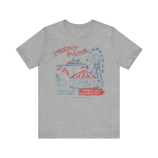 PEONY PARK (matchbook cover) Short Sleeve Tee
