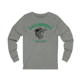 GALLAGHER'S FOOD & SPIRITS Unisex Jersey Long Sleeve Tee