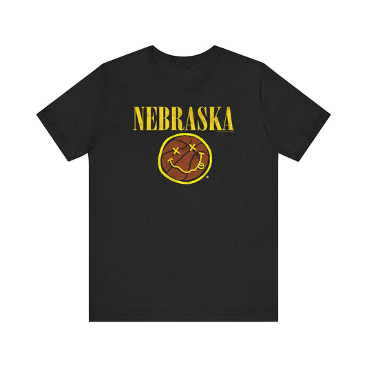 SMELLS LIKE NE BASKETBALL (NIRVANA PARODY) Short Sleeve Tee