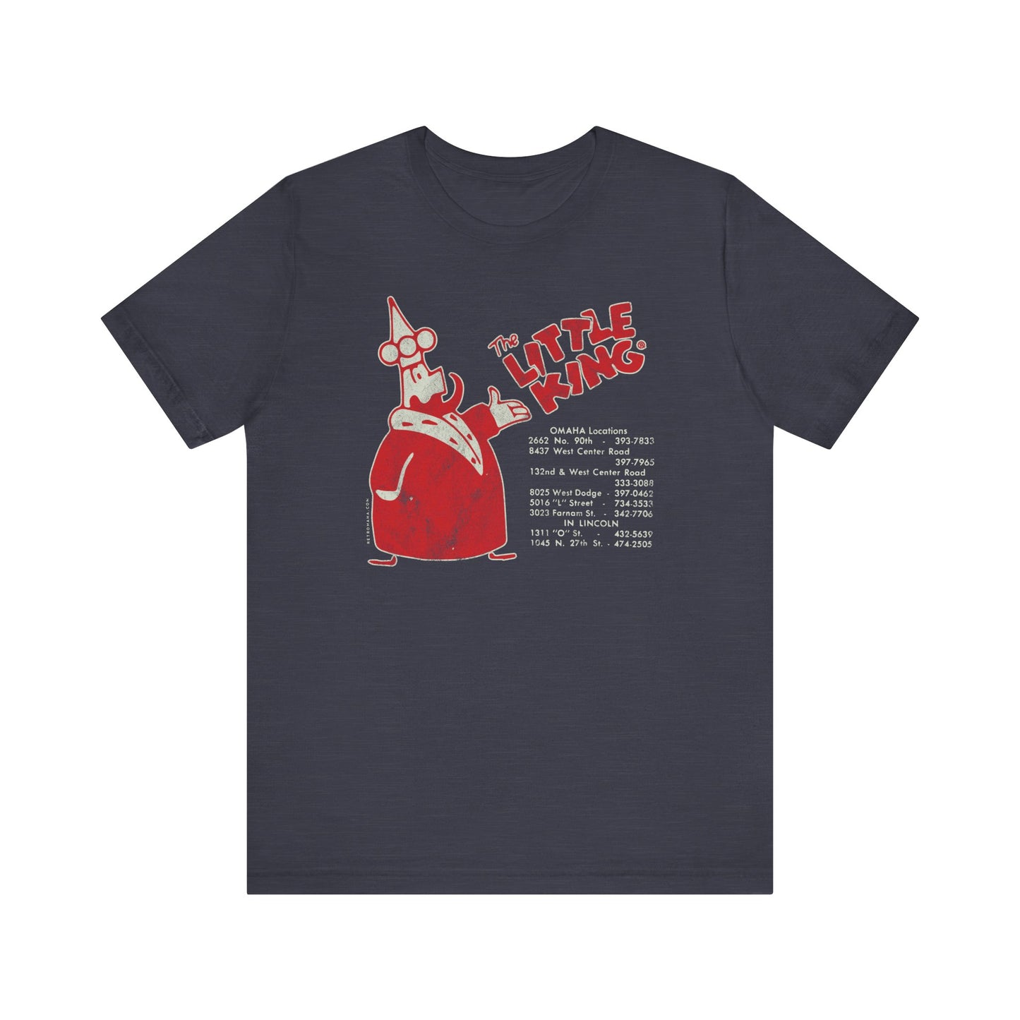 THE LITTLE KING (DISTRESED/WORN DESIGN) Short Sleeve Tee