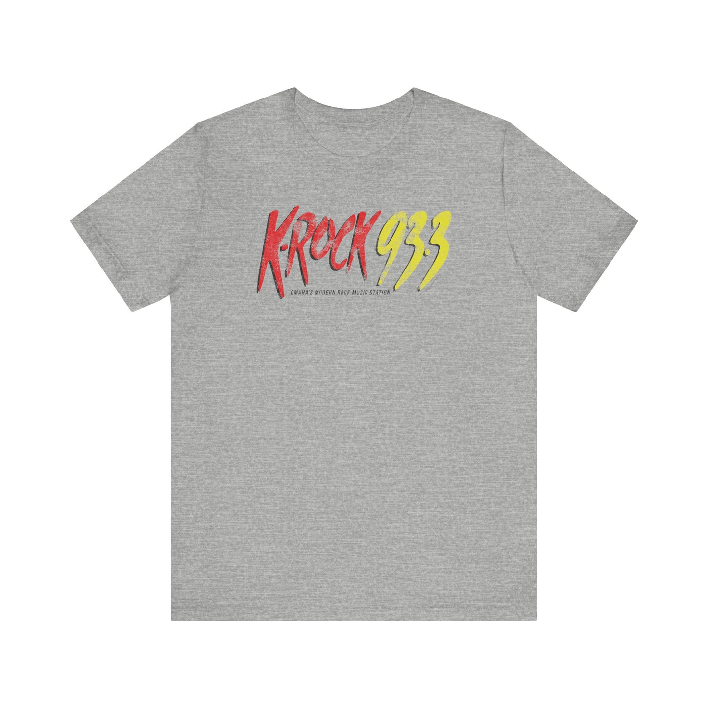 K-ROCK 93.3 FM Unisex Jersey Short Sleeve Tee