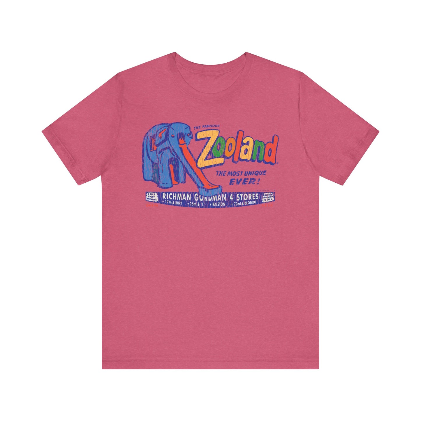 ZOOLAND (MULTI-COLOR) Short Sleeve Tee