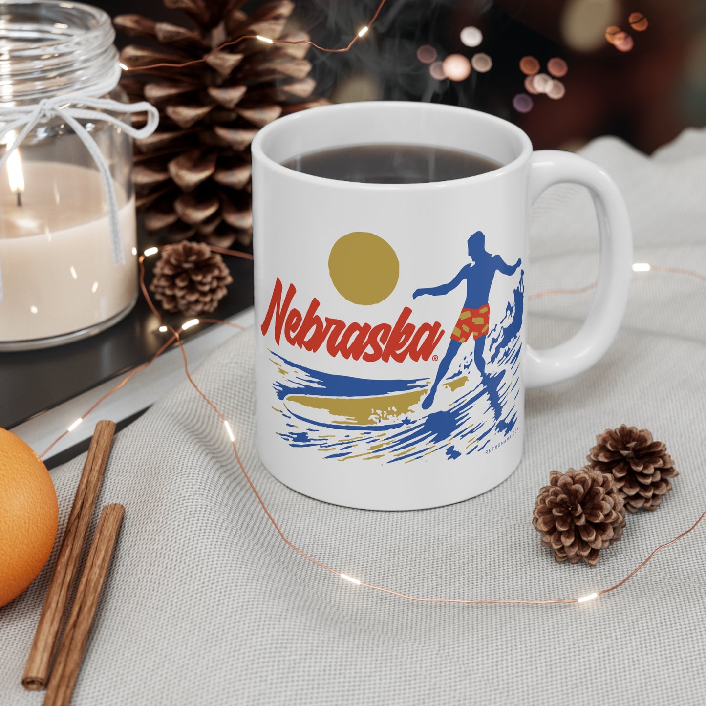 SURF NEBRASKA VINTAGE Mug 11oz