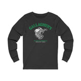 GALLAGHER'S FOOD & SPIRITS Unisex Jersey Long Sleeve Tee