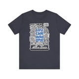 BIRD CAGE SINGING LOUNGE (NEWSPAPER AD) Short Sleeve Tee