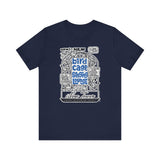 BIRD CAGE SINGING LOUNGE (NEWSPAPER AD) Short Sleeve Tee