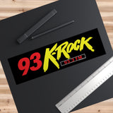93 K-ROCK 93.3 FM Bumper Sticker