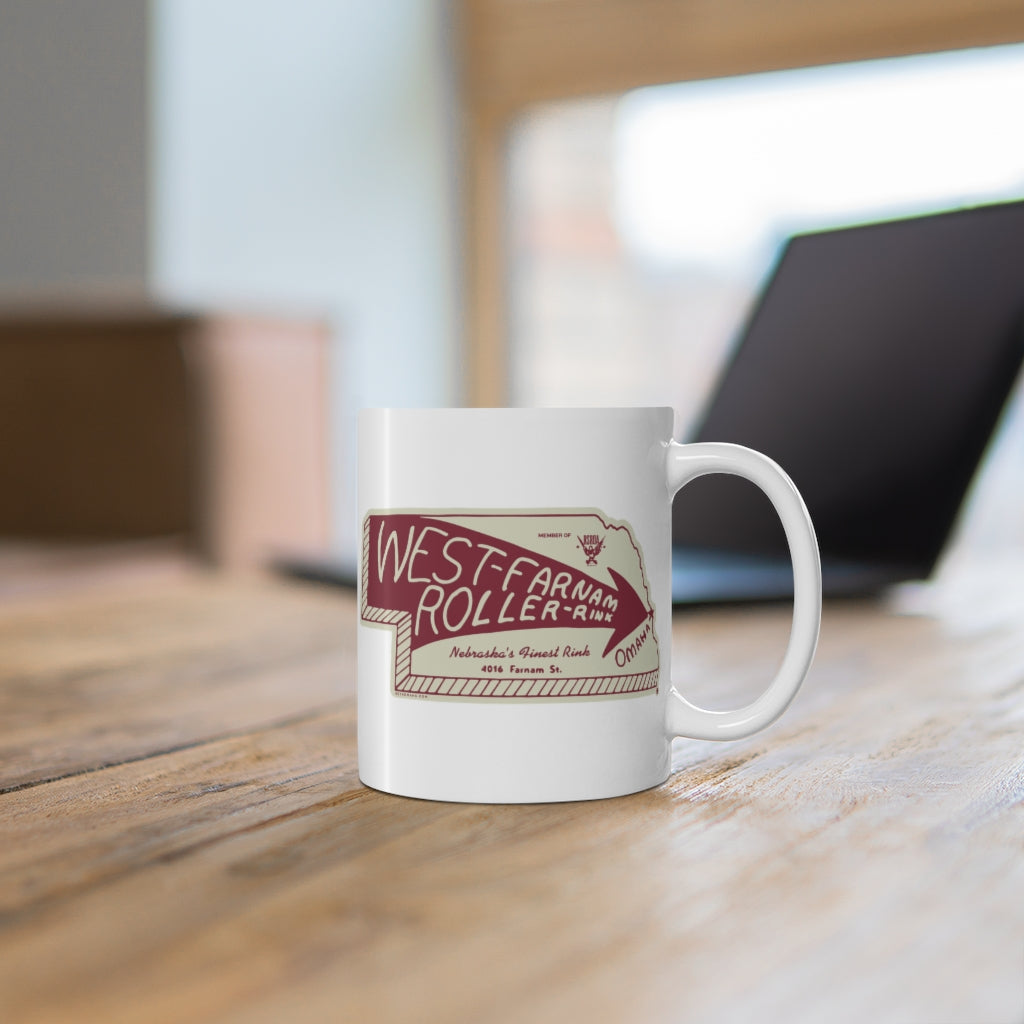 WEST FARNAM ROLLER RINK Mug 11oz