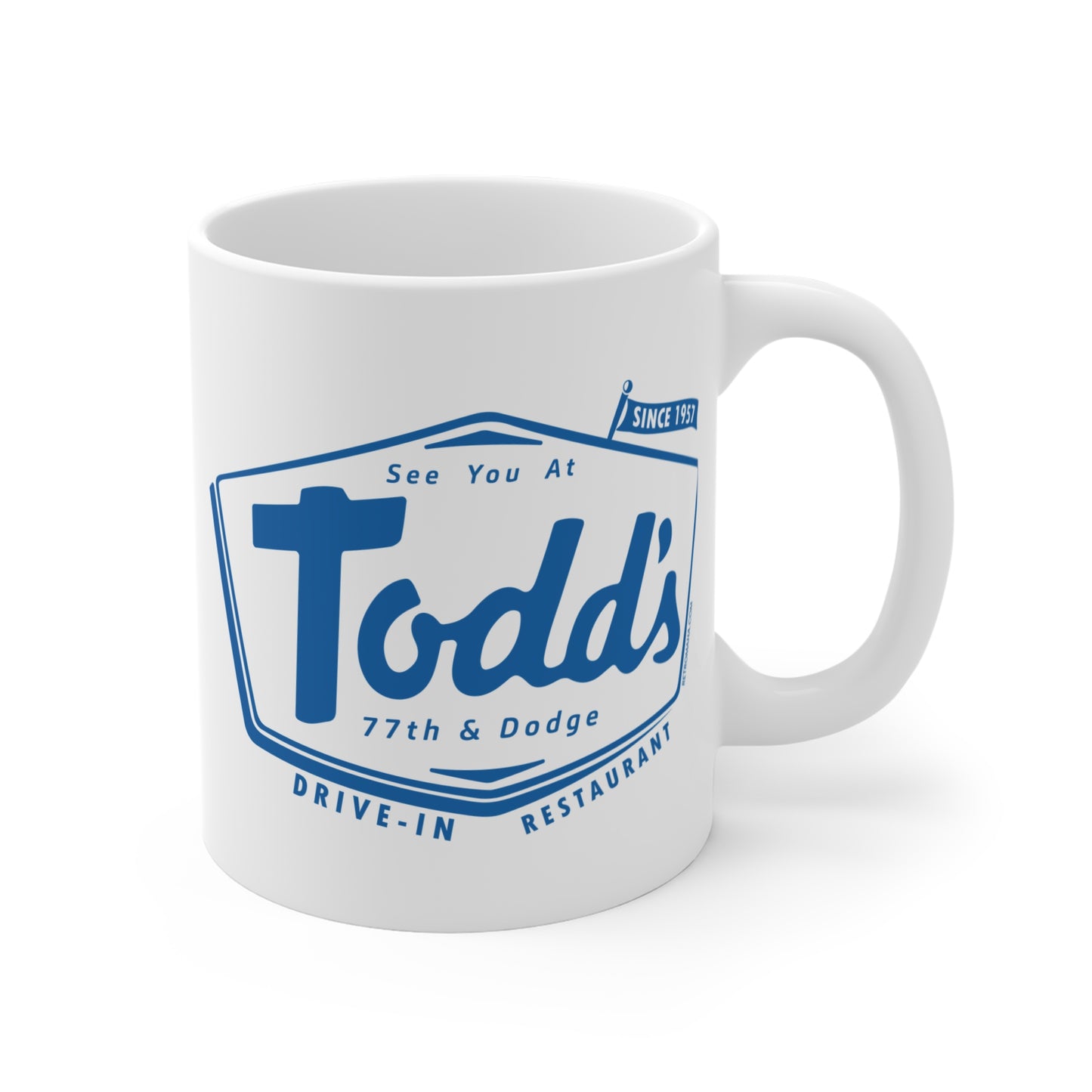TODD'S DRIVE-IN RESTAURANT Mug 11oz