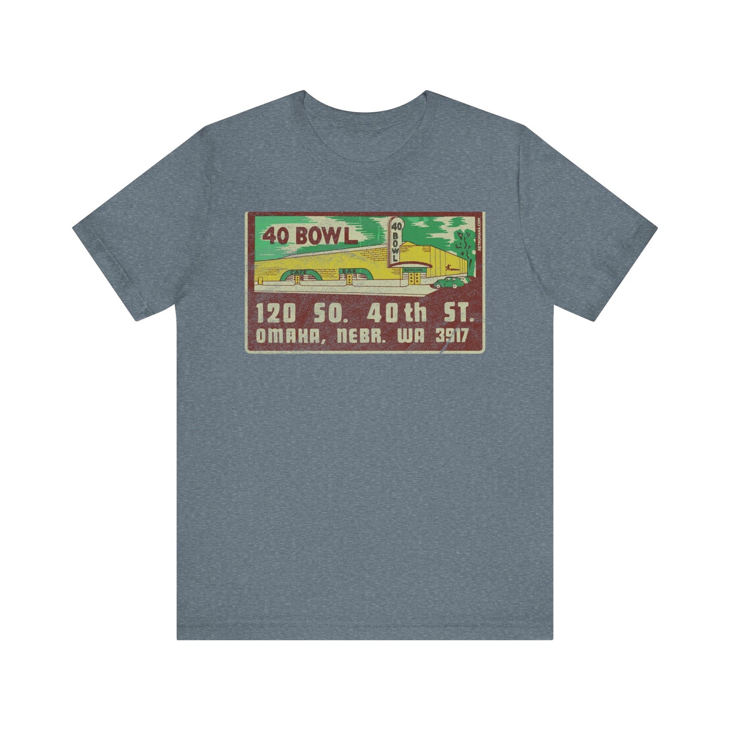 40 BOWL (MATCHBOOK) Short Sleeve Tee