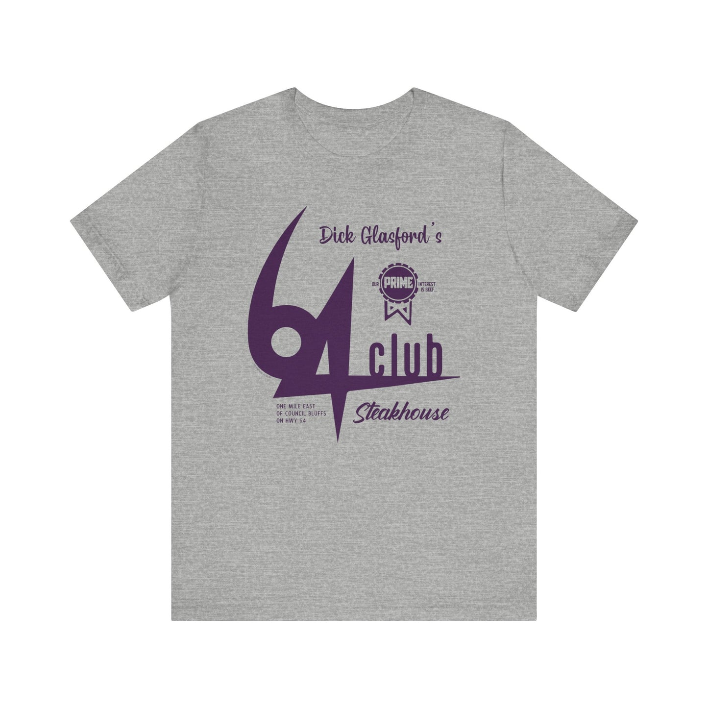 DICK GLASFORD'S CLUB 64 STEAKHOUSE (CB) Short Sleeve Tee
