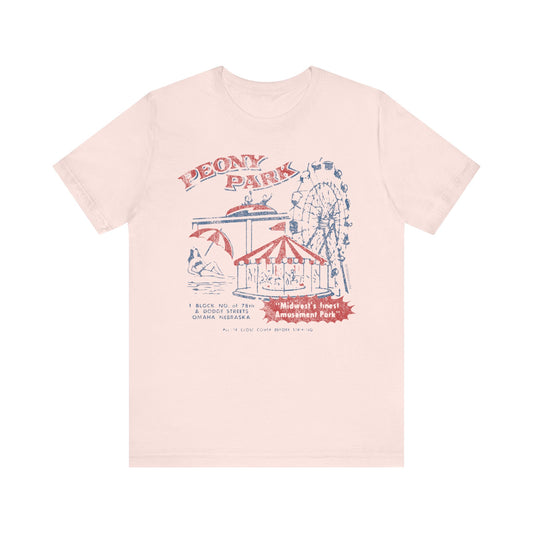 PEONY PARK (matchbook cover) Short Sleeve Tee