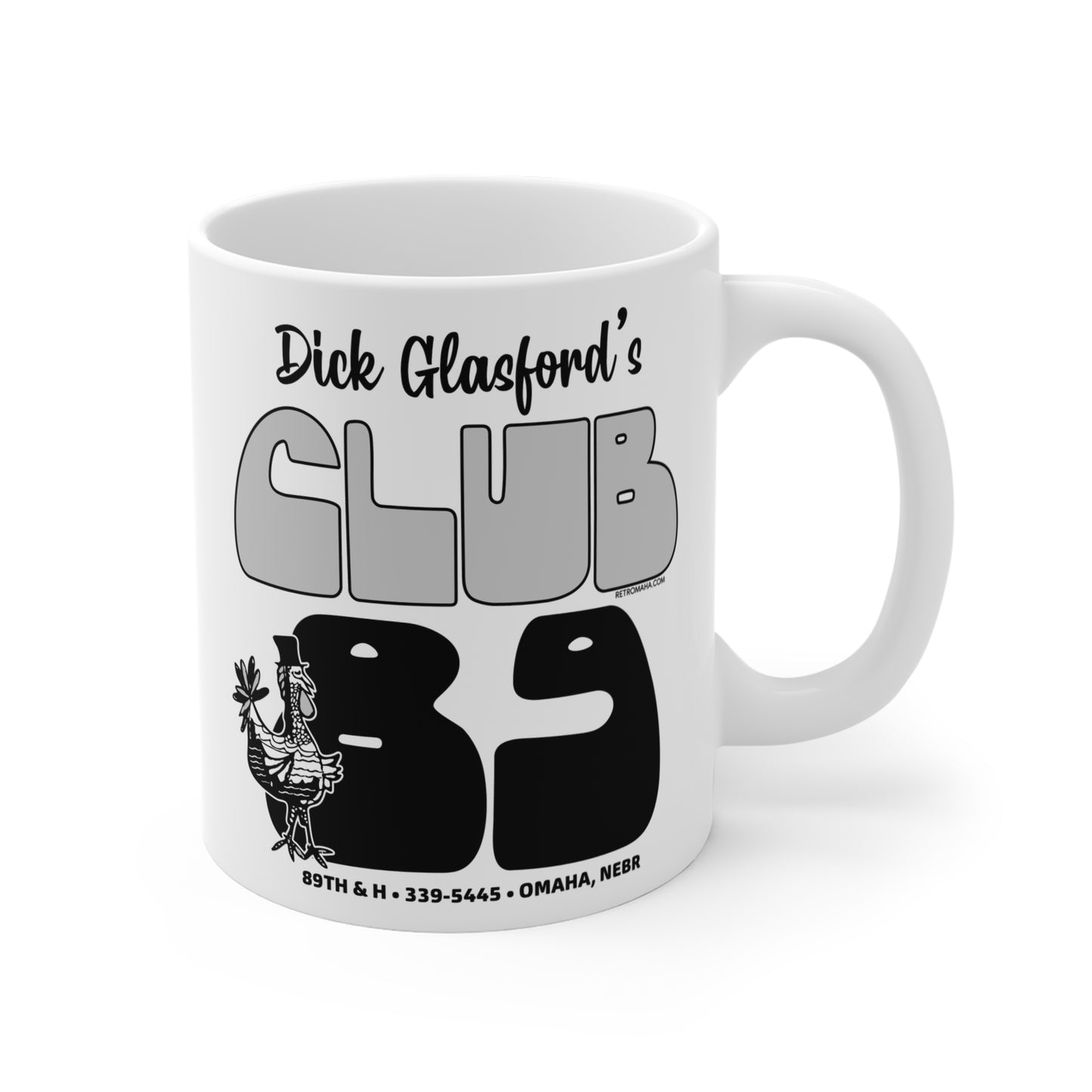 DICK GLASFORD'S CLUB 89 Mug 11oz