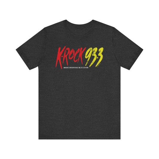 K-ROCK 93.3 FM Unisex Jersey Short Sleeve Tee