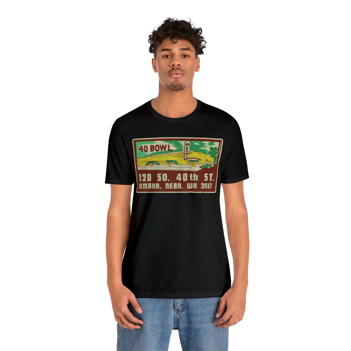 40 BOWL (MATCHBOOK) Short Sleeve Tee