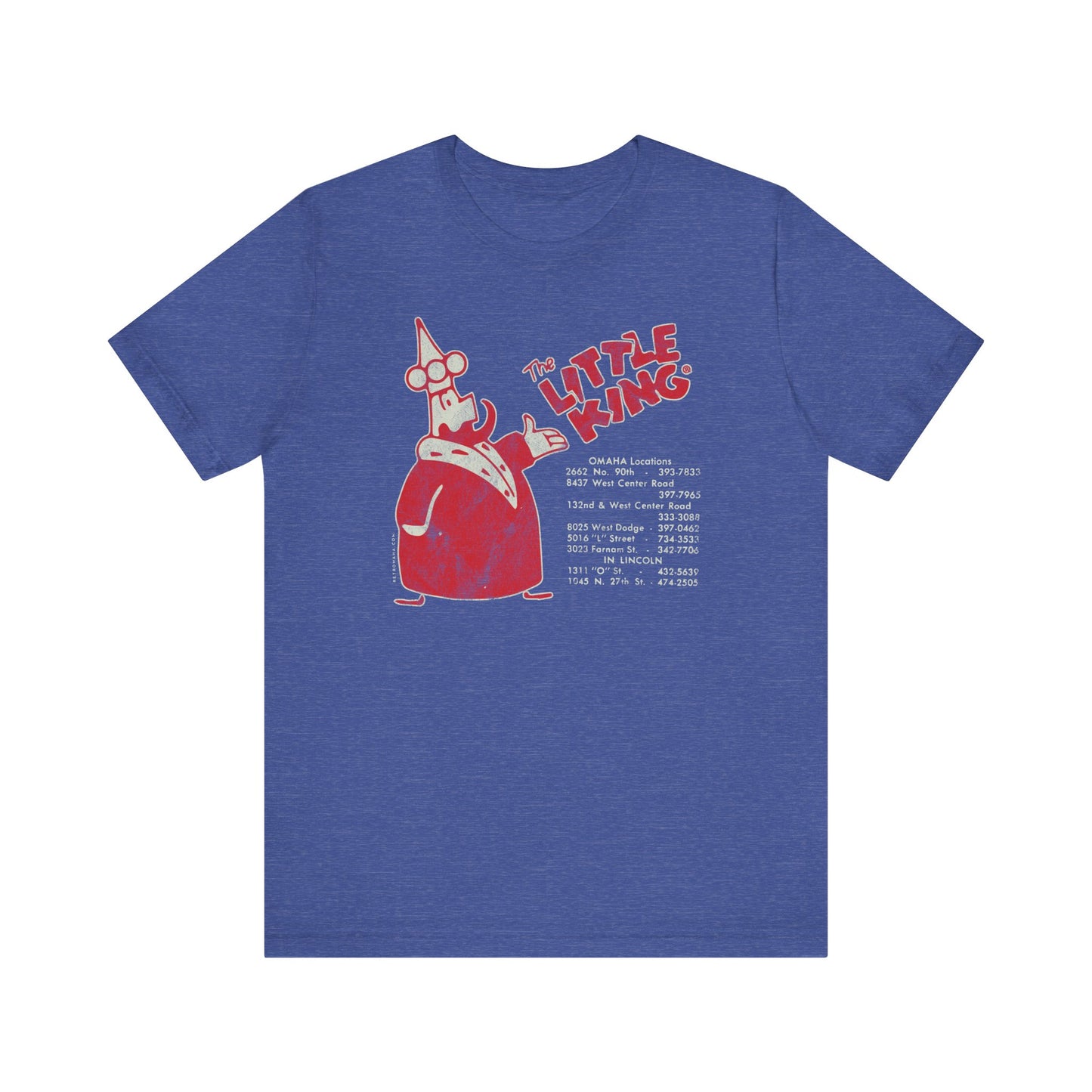 THE LITTLE KING (DISTRESED/WORN DESIGN) Short Sleeve Tee