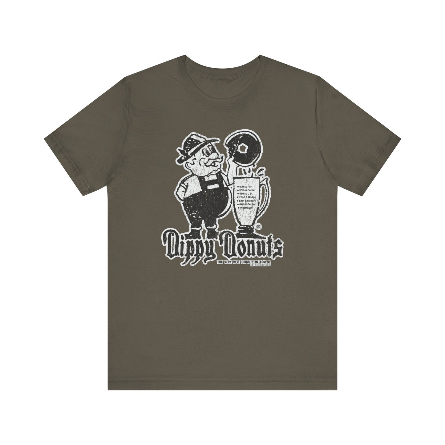 DIPPY DONUTS - VINTAGE ROUGH Short Sleeve Tee