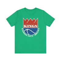 KC/OMAHA KINGS (Distressed Design) Short Sleeve Tee