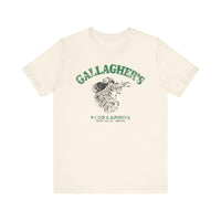 GALLAGHER'S FOOD & SPIRITS Unisex Jersey Short Sleeve Tee