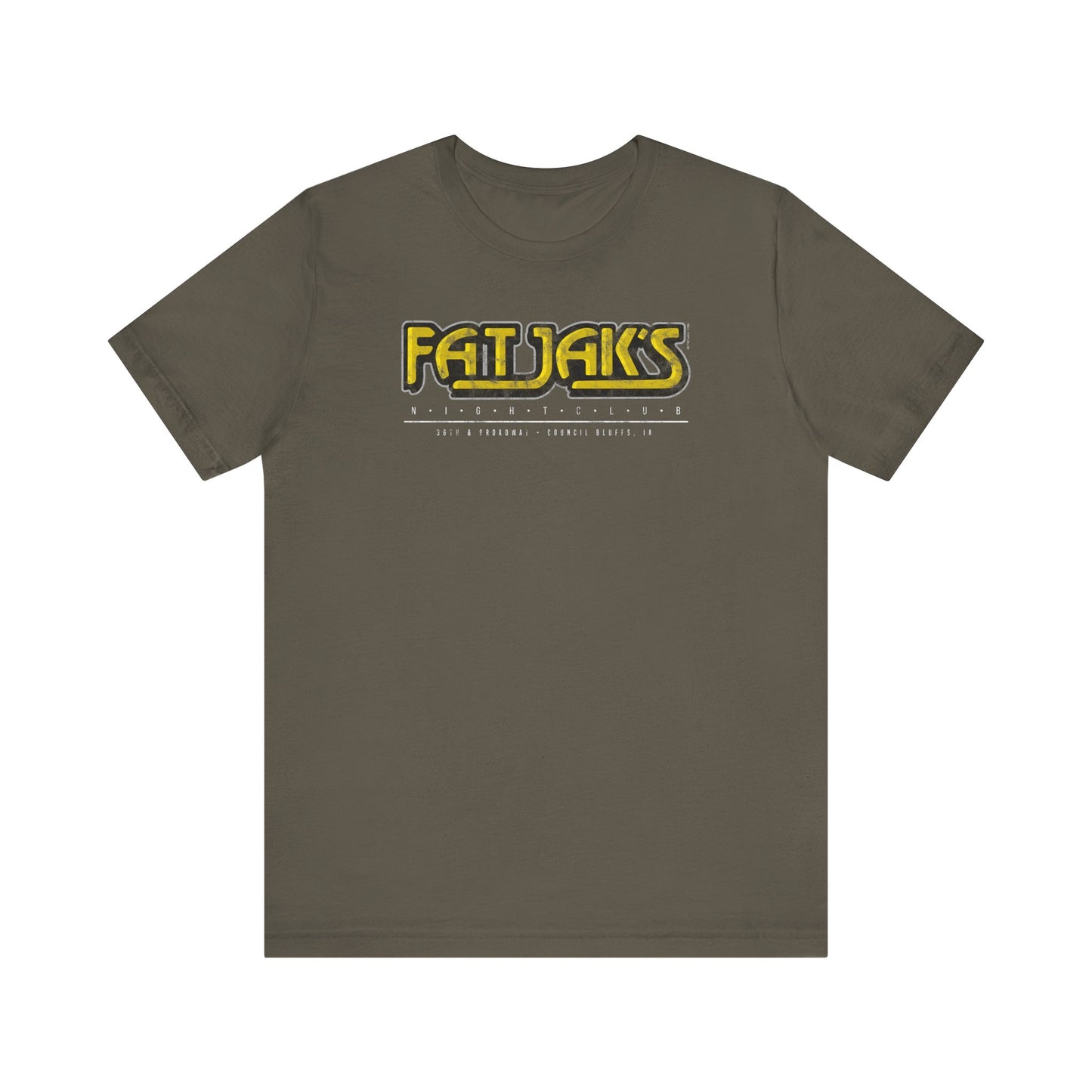 FATJAK'S NIGHT CLUB (CB) Unisex Jersey Short Sleeve Tee