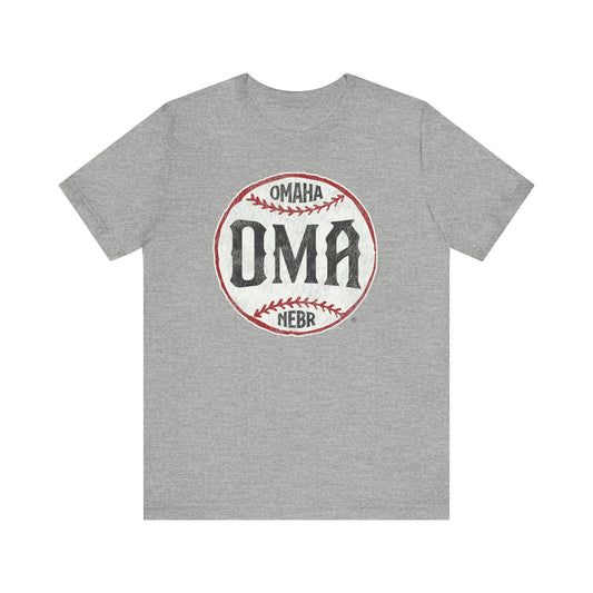 OMAHA BASEBALL (OMA) Short Sleeve Tee