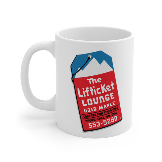 THE LIFTTICKET LOUNGE Mug 11oz