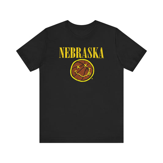 SMELLS LIKE NE BASKETBALL (NIRVANA PARODY) Short Sleeve Tee