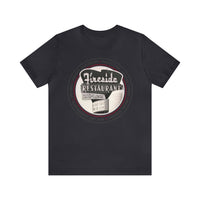 FIRESIDE RESTAURANT PHOTO CIRCLE Unisex Jersey Short Sleeve Tee