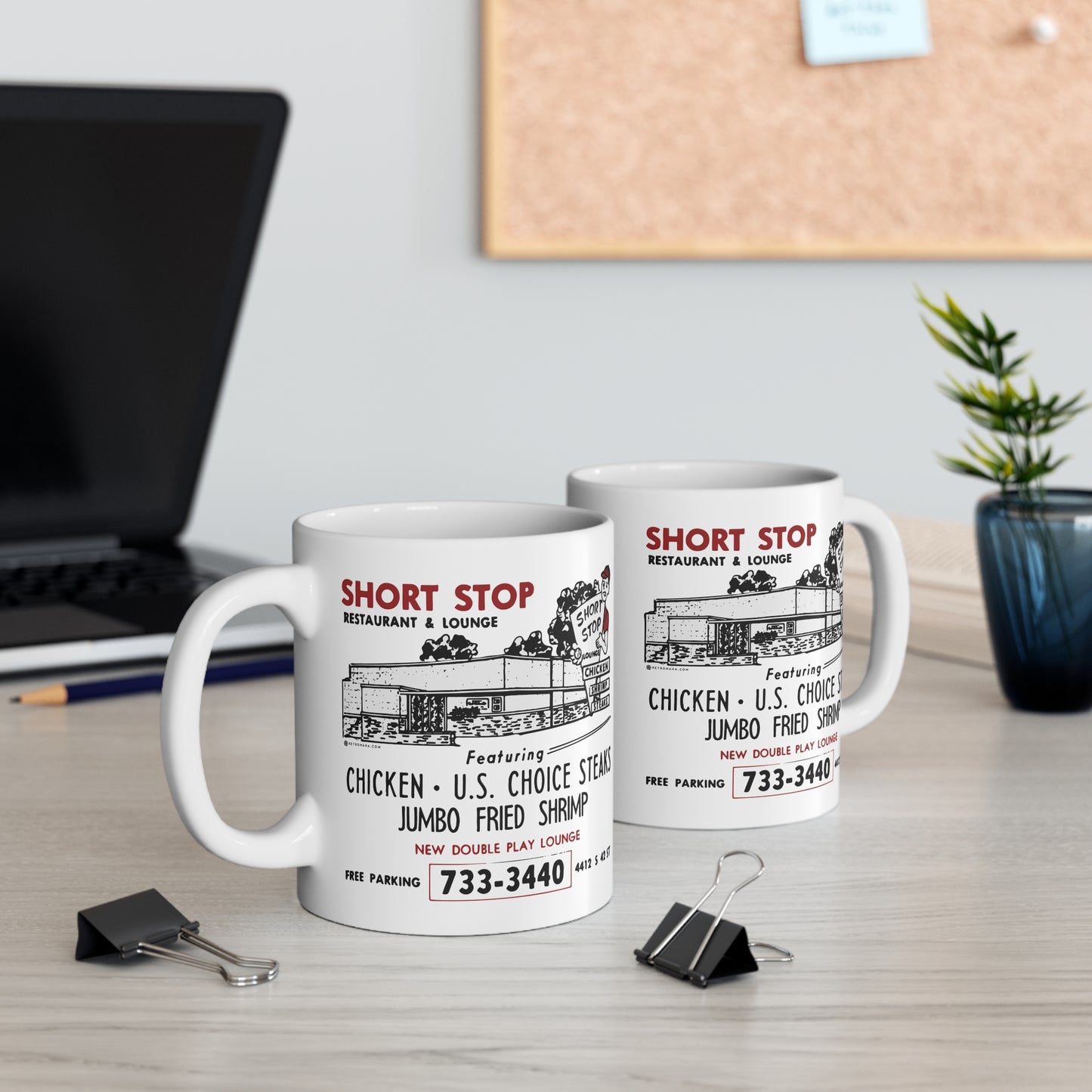 SHORT STOP RESTAURANT & LOUNGE Mug 11oz