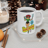 NEBRASKA 1950'S "PRIZE WINNER" PIN-UP Mug 11oz