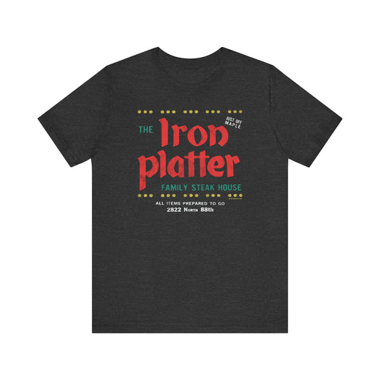 IRON PLATTER FAMILY STEAK HOUSE Short Sleeve Tee