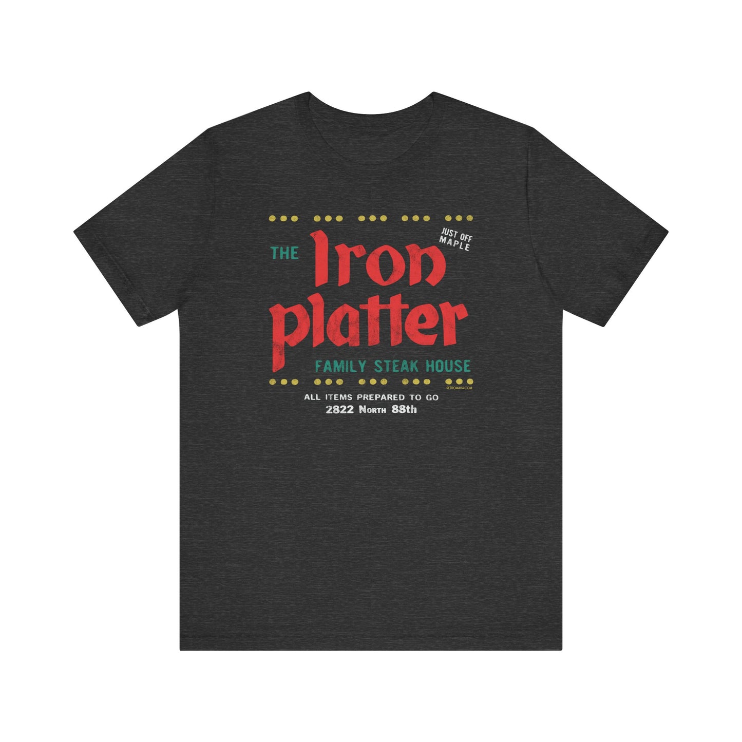 IRON PLATTER FAMILY STEAK HOUSE Short Sleeve Tee
