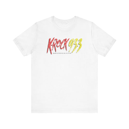 K-ROCK 93.3 FM Unisex Jersey Short Sleeve Tee